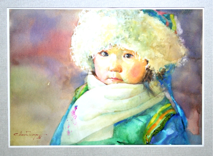 Зураач С.Мөнхбаатарын  “WATERCOLOUR “ уран бүтээлийн үзэсгэлэнгийн бүтээлүүдээс