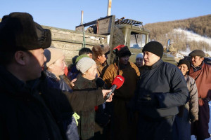 ЗГХЭГ-ын дарга Д.Амарбаясгалан Говь-Алтай, Завхан аймгийн хаваржилт хүндэрсэн сумдад ажиллалаа